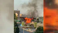 Ankara Çankaya'da satış ofisinde korkutan yangın