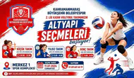 Kahramanmaraşlı genç voleybolcular için profesyonel sahne vakti