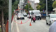 Samsun trafiğinde tehlikeli kaçış Polisi görünce anayolda geri vitese taktı