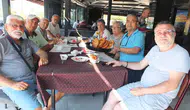 Burhaniye gazetecisine veda etti
