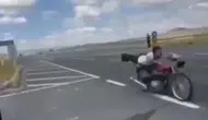 Aksaray'da tehlikeli sürüş yapan motosikletlilere ağır fatura