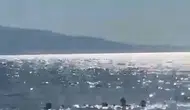 Gemlik sahilinde dubaları aşan aile az kalsın boğuluyordu