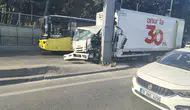 Bahçelievler D-100 trafiğini durduran kaza