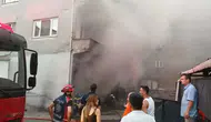 Ereğli'de boş binadan dumanlar yükseldi