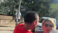 Üsküdar trafiğinde skuterli çift ile motosikletlinin yumruklu kavgası