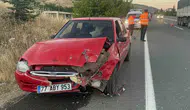 Baskil yolunda iki otomobilin karıştığı kazada 5 kişi yaralandı
