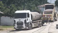Biga Geyikkırı köy yoluna sıcak asfalt konforu geldi