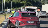 Bolu Dağı Tüneli girişinde trafik kazası 2 yaralı