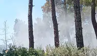 İzmir Bayındır’daki orman yangınında korkutan anlar sona erdi