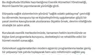 Sağlık Bakanlığı yeni esenlik merkezlerini hayata geçiriyor