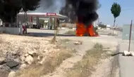 Gaziantep yolunda seyir halindeki otomobil bir anda yandı