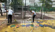 Yunusemre’de oyun alanları hijyenik hale getirildi