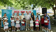 Nilüferli minikler okul hayatına kütüphanede adım attı