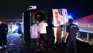 Kırıkkale yolunda gece vakti otobüs faciası