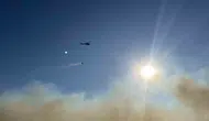 Çanakkale Ayvacık ormanlarında rüzgar yangını körüklüyor