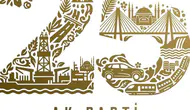 AK Parti kuruluşunun 25'inci yılı için özel logo tasarladı