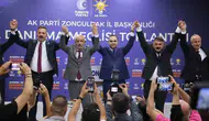Bakan Kacır Zonguldak'ta iki yeni isme rozetlerini taktı