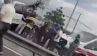 Arnavutköy trafiğinde beton mikseri dehşeti