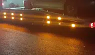 Erzurum yolunda gece yarısı domuz sürüsü kazası