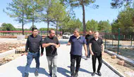 Aksu Belediye Başkanı İsa Yıldırım şantiyeleri denetledi