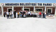 Menemen tır garajı şoförlerin dinlenme noktası oluyor
