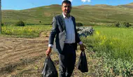 Yüksekova yolundaki cam kırıntıları tarlaları ve hayvanları tehdit ediyor
