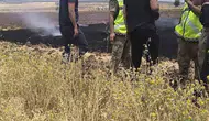 Siirt’teki tarım arazilerinde korkutan anız yangını