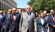 Dervişoğlu Güvenpark'ta şehit yakınları ve gazilerin hak mücadelesine katıldı