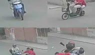 Tarsus’ta motosiklet kazası kamerada