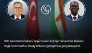 Bakan Güler ve Nijerli mevkidaşı telefonda savunma stratejilerini konuştu