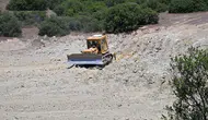 Manisa Çavullar'da yağmur suyuyla dolacak dev gölet projesi bitiyor