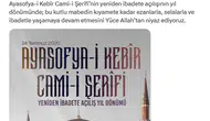 Ayasofya’nın yeniden ibadete açılmasının üzerinden dört yıl geçti