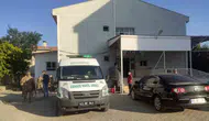 Mazıdağı yolunda kaza Otomobil kuleye çarptı