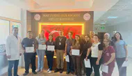Söke'de organ bağışı sürecini başarıyla yöneten ekibe teşekkür plaketi