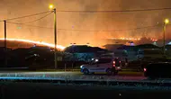 Çanakkale Karacaören köyü yakınlarında çıkan yangın korkuttu