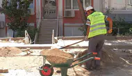 Ayvalık sokaklarında doğalgaz sonrası asfalt mesaisi başladı