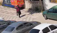 Malatya sokaklarında tüfekli dehşet anları