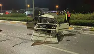Sivas’ta gece vakti trafik kazası 3 genç yaralandı