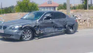 Aksaray'da iki araç çarpıştı Altı kişi hastanelik oldu