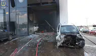 Nevşehir'de sanayi sitesinde korkutan yangın
