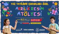 Kahramanmaraşlı çocuklar için yaz tatilinde yeni sanat durağı