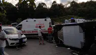 Beykoz Riva yolunda iki araç çarpıştı 7 yaralı
