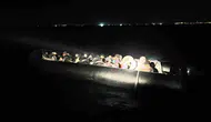 Didim açıklarında yakalanan göçmen botuna müdahale