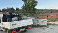 Didim’de sivrisineklere karşı gece gündüz ilaçlama mesaisi