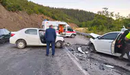 Kastamonu yolunda iki araç çarpıştı