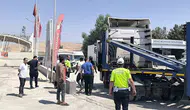 Nusaybin yolunda tır kazası trafiği kilitledi