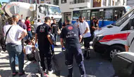 Malatya’da freni boşalan minibüs üç aracı birbirine kattı