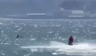 Bartın'da deniz keyfi faciaya dönmekten son anda kurtuldu