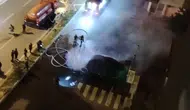 Kayseri’de elektrikli araç şarj sırasında patladı