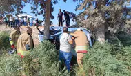 Kırıkhan yolunda kontrolden çıkan otomobil ağaca çarptı